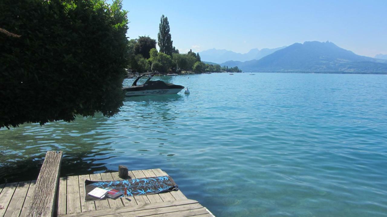 Les Terrasses du Lac au Bord du Lac d'Annecy Veyrier-du-Lac Extérieur photo